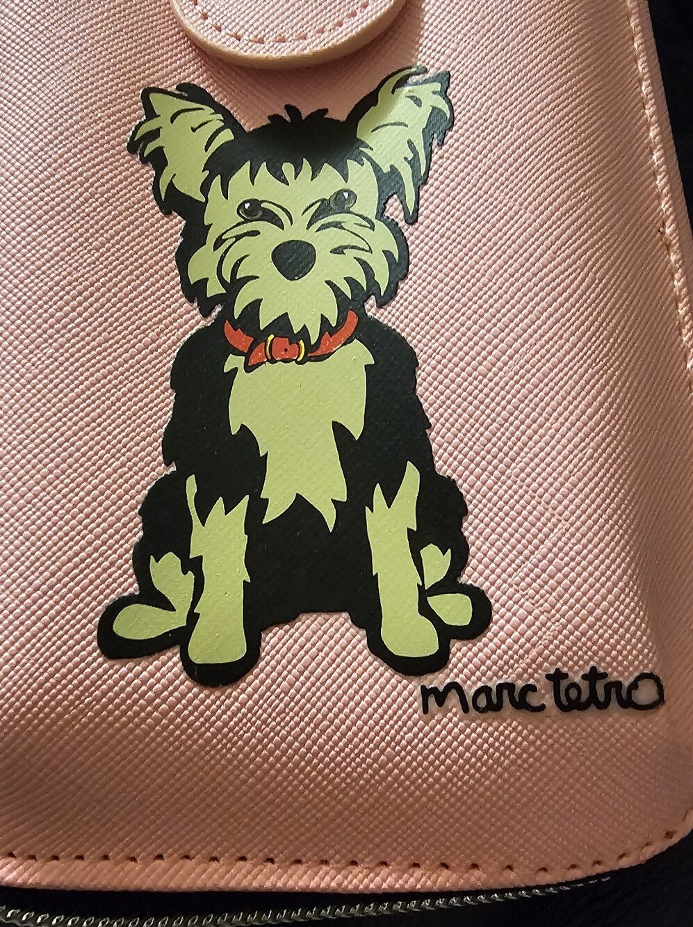Marc Tetro Yorkshire Terrier Crossbody Phone Wallet NWOT - Picture 6 of 9